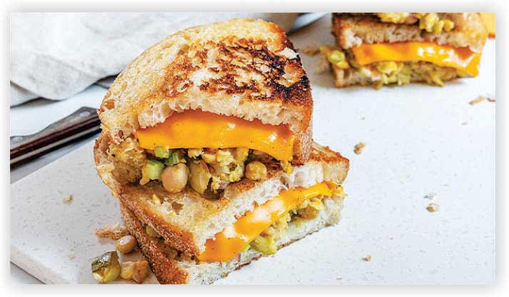 Chickpea Tuna Melt
