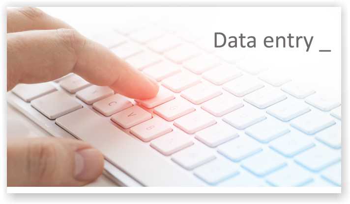 Data entry