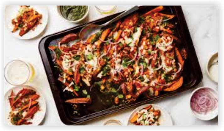 Halloumi Burrito Bowl With Roasted Potatoes