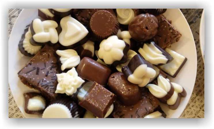 Homemade chocolates