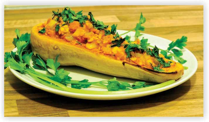 One-Pan Tempeh Butternut Squash Bake