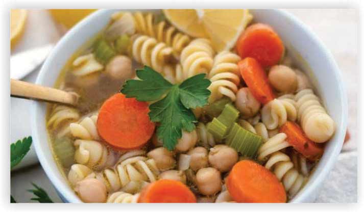 One-Pot Chickpea Noodle Soup