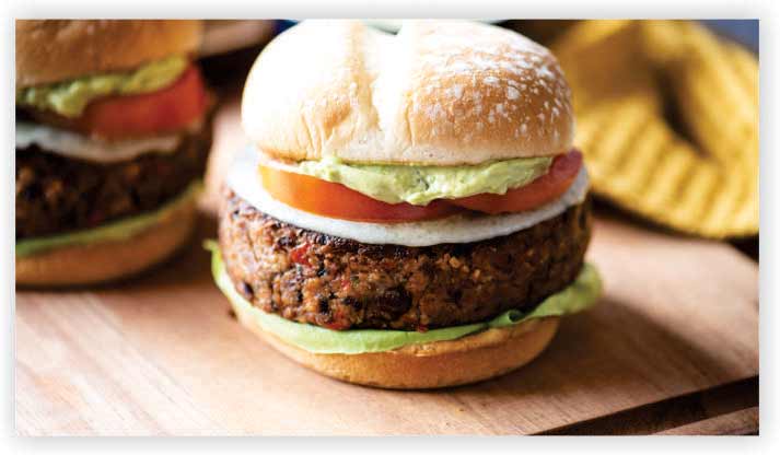 Spicy Black Bean Burger