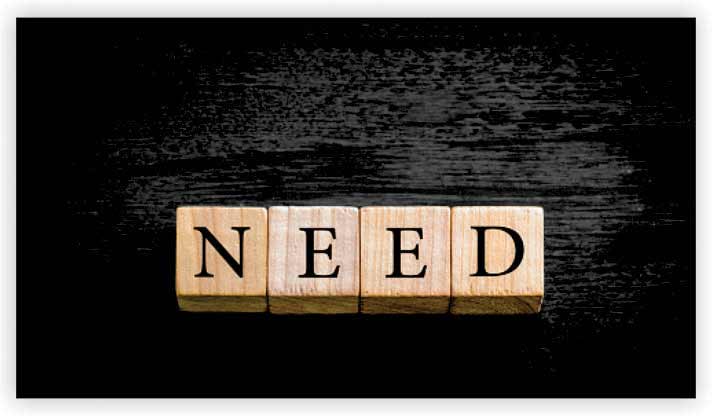 What I Need From You